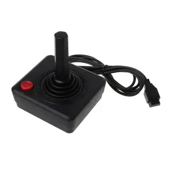 Ретро Класически Контролер Геймпад Джойстик за Atari 2600 Game Балансьор с 4-позиционни клавишни превключватели лост и единствен бутон действия