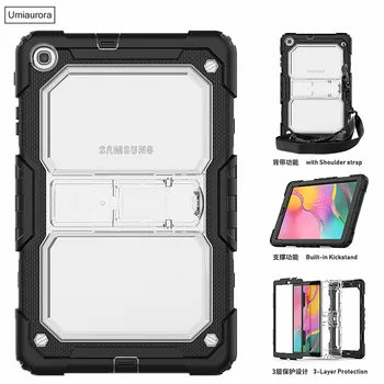 Сверхпрочный Калъф за таблет Samsung Tab A7 10,4 2020 SM-T505 Калъф Детски устойчив на удари Калъф за Tab S6 Lite 2019 Калъф