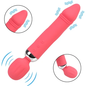 Секс Играчки за Жени AV Stick Вибратор Двоен Вибратор G-Spot Вибратор 12 Режим на USB Зареждане на Жените Мастурбацията Стимулатор на Клитора