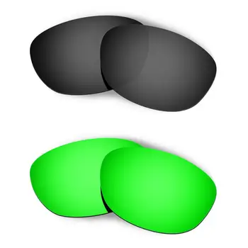 Сменяеми Поляризирани лещи на Слънчеви очила HKUCO For Fives 2.0 2 Чифта - Черни и Зелени