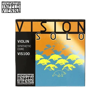 Струни за цигулка Thomastik-Infeld VIS100 Vision Solo, Пълен комплект, размер 4/4, Алуминиева раната D