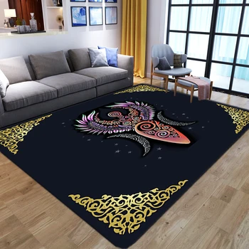 Съвременната скандинавска хол килим 3D етнически стил модел килим, холна маса диван нощни подложка за спални DT53
