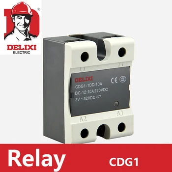 Твердотельное реле DELIXI CDG1-1AA 75A Еднофазно управление на променлив ток ac Бесконтактное SSR-75AA