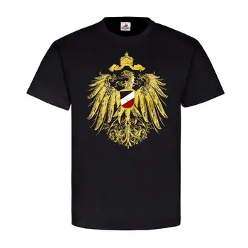 Тениска с хералдически орел Germany Empire Орел. Нова тениска от 100% Памук с Къс ръкав и Кръгло деколте, Случайни Мъжки Топ, Размер S-3XL