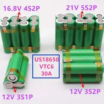 (по поръчка) 18650 vtc6 батерия 3000 ма 30 ампера отвертка батерия электродная батерия 3s1p 4s1p 5s1p 4s2p 5s2p