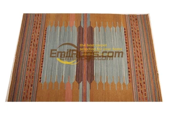 ръчно изработени килим Вълнен килим, Ръчно изработени Вълнена Хол Геометрична Спалня Турското Плетива От Вълна